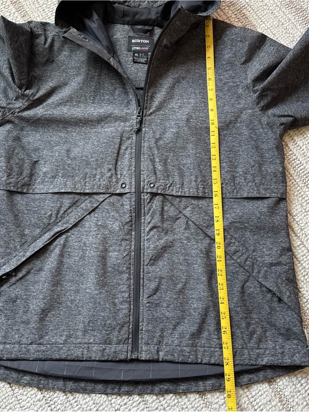 Burton Narraway Rain Snowboard Jacket Woman’s XL Hooded Rain Jacket - Picture 9 of 16